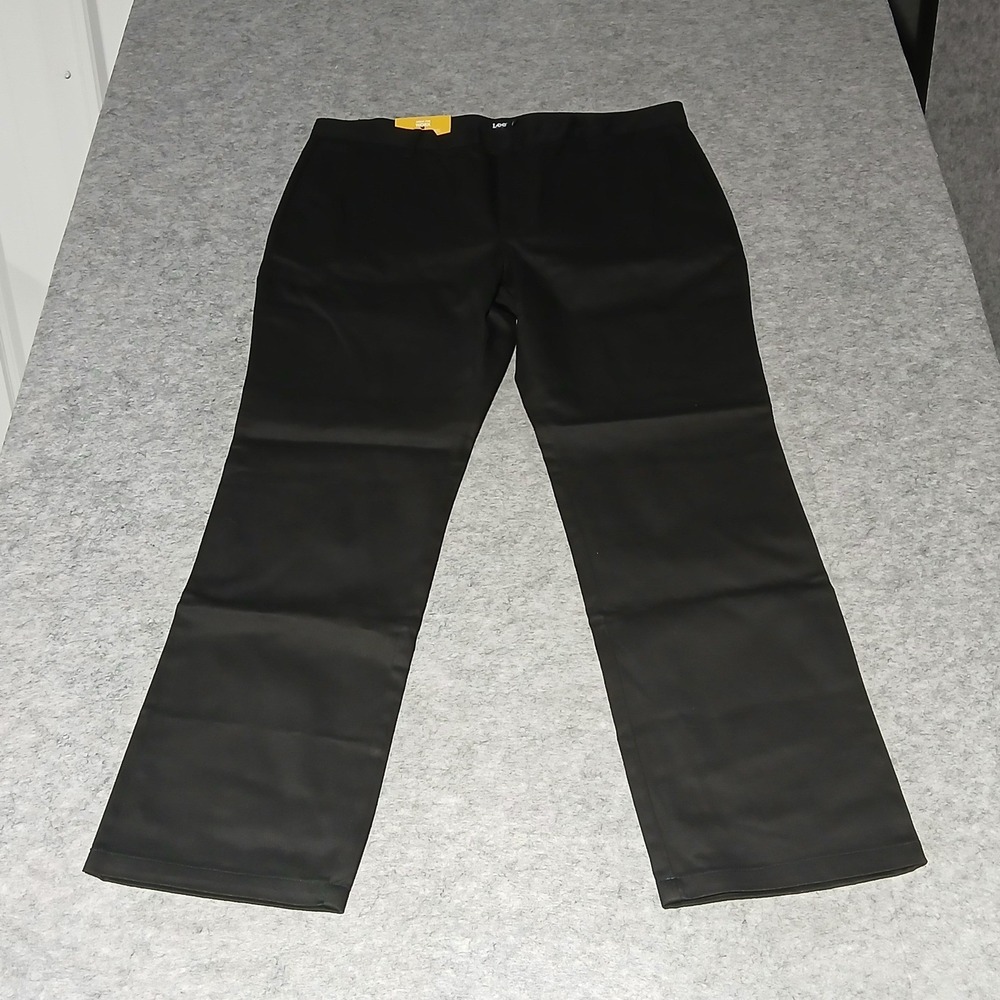Lee Uniforms Slim Fit Black Trouser Pants Men Size‎ 40x32 Straight Leg